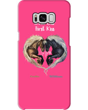 Load image into Gallery viewer, Horses From Our First Kiss Custom Name Gift For Girlfriend Phone case