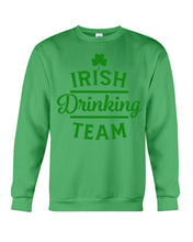 Load image into Gallery viewer, Irsih Drinking Team Green Shamrock St Patrick's Day Sweatshirt