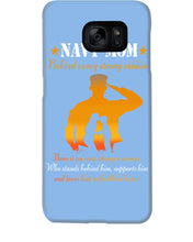 Load image into Gallery viewer, Son Gift For Navy Mom Behind Every Strong Soldier Phone case