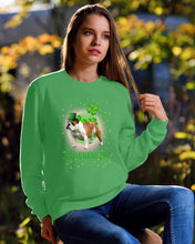 Load image into Gallery viewer, Bulldog Leprechaun Clover St Patrick's Day Gift For Dog Lovers Sweatshirt