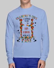 Load image into Gallery viewer, Gift For Autism Angel Grandma I Used To Be His Angel Now He's Mine Unisex Long Sleeve