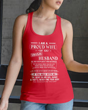 Load image into Gallery viewer, I Am A Proud Wife Of An Irish Husband Gift For Family Ladies Flowy Tank