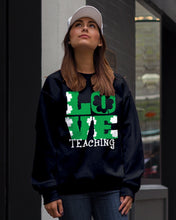 Load image into Gallery viewer, Teaching Love Clover St Patrick's Day Gift Sweatshirt