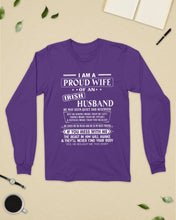 Load image into Gallery viewer, I Am A Proud Wife Of An Irish Husband Gift For Family Unisex Long Sleeve