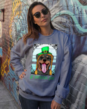 Load image into Gallery viewer, Funny Rottweiler With Green Top Hat St Patrick's Day Gift For Dog Lovers Sweatshirt