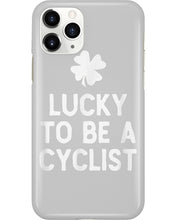 Load image into Gallery viewer, Lucky To Be A Biker Pilot Clover St Patrick's Day Gift Phone case