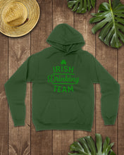 Load image into Gallery viewer, Irsih Drinking Team Green Shamrock St Patrick's Day Hoodie