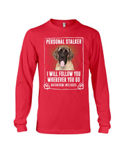 Load image into Gallery viewer, English Mastiff Personal Stalker St. Patrick's Day Printed Mug Unisex Long Sleeve
