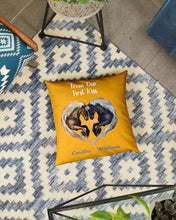 Load image into Gallery viewer, Horses From Our First Kiss Custom Name Gift For Girlfriend Pillow Cover