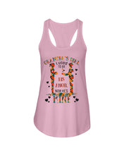 Load image into Gallery viewer, Gift For Autism Angel Grandma I Used To Be His Angel Now He's Mine Ladies Flowy Tank