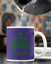Load image into Gallery viewer, Irsih Drinking Team Green Shamrock St Patrick's Day Mug