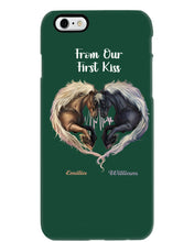 Load image into Gallery viewer, Horses From Our First Kiss Custom Name Gift For Girlfriend Phone case
