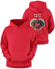 Load image into Gallery viewer, Horses From Our First Kiss Custom Name Gift For Girlfriend Hoodie