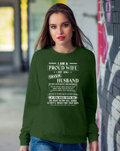 Load image into Gallery viewer, I Am A Proud Wife Of An Irish Husband Gift For Family Sweatshirt