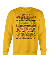 Load image into Gallery viewer, Perfect Gift For Husband Christmas Punch You In The Threat Sweatshirt