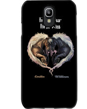 Load image into Gallery viewer, Horses From Our First Kiss Custom Name Gift For Girlfriend Phone case
