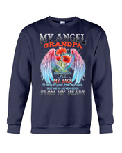 Load image into Gallery viewer, My Angel Grandpa Who Watched Over My Back Sweatshirt