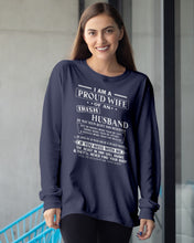 Load image into Gallery viewer, I Am A Proud Wife Of An Irish Husband Gift For Family Unisex Long Sleeve
