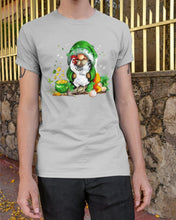 Load image into Gallery viewer, Gnome Pot Of Gold Shamrock St. Patrick's Day Printed Mug Guys Tee