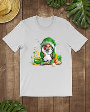 Load image into Gallery viewer, Gnome Pot Of Gold Shamrock St. Patrick's Day Printed Mug Guys Tee