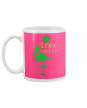Load image into Gallery viewer, Flamingo Long On Luck Green St. Patrick's Day Printed Mug Mug