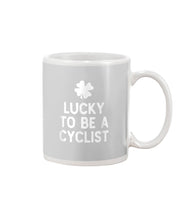 Load image into Gallery viewer, Lucky To Be A Biker Pilot Clover St Patrick's Day Gift Mug