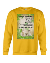Load image into Gallery viewer, I'll Always Be By Your Side Labrador Clover St Patrick's Day Gift Sweatshirt
