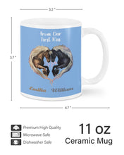 Load image into Gallery viewer, Horses From Our First Kiss Custom Name Gift For Girlfriend Mug