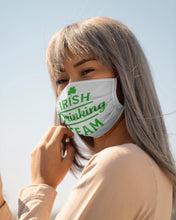 Load image into Gallery viewer, Irsih Drinking Team Green Shamrock St Patrick's Day Cloth Face Mask