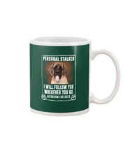Load image into Gallery viewer, English Mastiff Personal Stalker St. Patrick's Day Printed Mug Mug