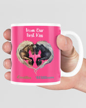 Load image into Gallery viewer, Horses From Our First Kiss Custom Name Gift For Girlfriend Mug