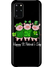 Load image into Gallery viewer, Pig Wear Plaid Shirt And Top Hat St Patrick's Day Gift Phone case