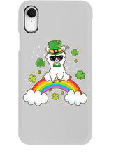 Load image into Gallery viewer, Llama Sitting On Rainbow Clovers St Patrick's Day Gift Phone case