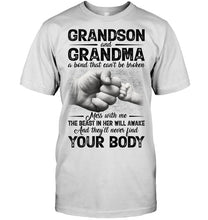 Load image into Gallery viewer, Can't Be Broken Grandma And Grandson Guys Tee