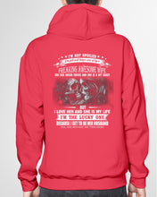 Load image into Gallery viewer, Amazing Gift For Husband She Love Me So Much Skull Hoodie