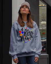 Load image into Gallery viewer, Autism One Lucky Mama Meaningful Gift For Autism Mom Sweatshirt