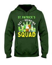 Load image into Gallery viewer, Happy St. Patrick's Day Printed Mug Drinking Squad 2021 Irish Shamrock Hoodie
