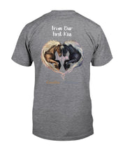 Load image into Gallery viewer, Horses From Our First Kiss Custom Name Gift For Girlfriend Guys Tee
