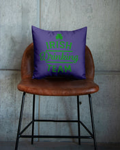 Load image into Gallery viewer, Irsih Drinking Team Green Shamrock St Patrick's Day Pillow Cover