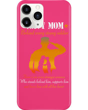 Load image into Gallery viewer, Son Gift For Navy Mom Behind Every Strong Soldier Phone case
