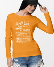 Load image into Gallery viewer, I Am A Proud Wife Of An Irish Husband Gift For Family Unisex Long Sleeve