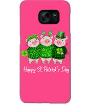Load image into Gallery viewer, Pig Wear Plaid Shirt And Top Hat St Patrick's Day Gift Phone case