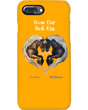 Load image into Gallery viewer, Horses From Our First Kiss Custom Name Gift For Girlfriend Phone case