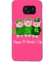 Load image into Gallery viewer, Pig Wear Plaid Shirt And Top Hat St Patrick's Day Gift Phone case