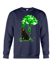 Load image into Gallery viewer, Standard Poodle Patrick Balloons St. Patrick's Day Color Changing Mug Sweatshirt
