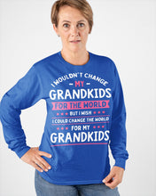 Load image into Gallery viewer, I Could Change The World For My Grandkids Unisex Long Sleeve