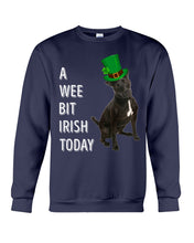 Load image into Gallery viewer, Patterdale Terrier Irish Today St. Patrick's Day Printed Mug Sweatshirt