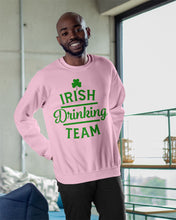 Load image into Gallery viewer, Irsih Drinking Team Green Shamrock St Patrick's Day Sweatshirt