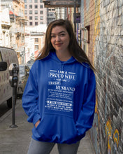 Load image into Gallery viewer, I Am A Proud Wife Of An Irish Husband Gift For Family Hoodie