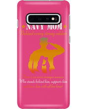 Load image into Gallery viewer, Son Gift For Navy Mom Behind Every Strong Soldier Phone case